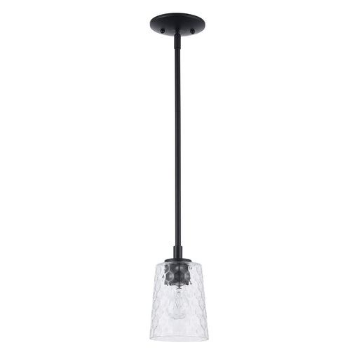 Marina 1-Light 5" Mini Pendant in Black