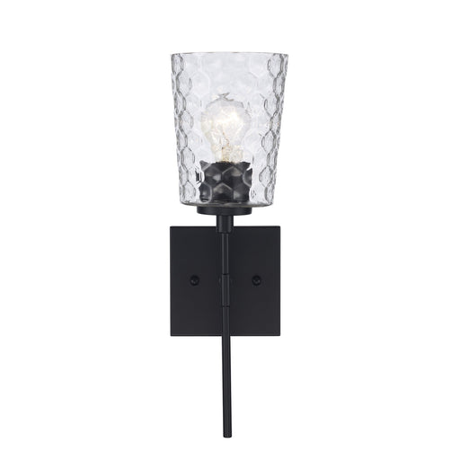 Marina 1-Light 16.1" Bath Sconce in Black