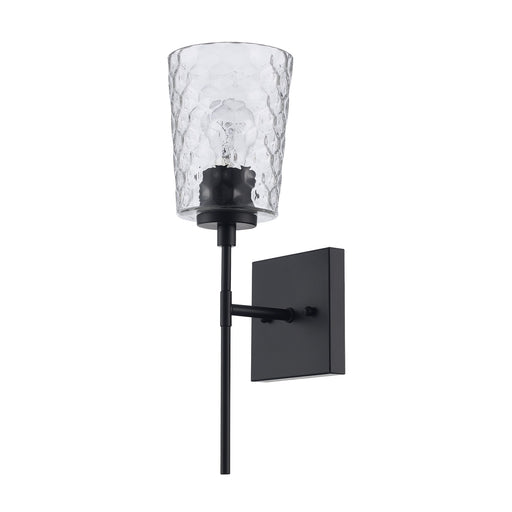 Marina 1-Light 16.1" Bath Sconce in Black