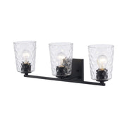 Marina 3-Light 24" Vanity Light in Black