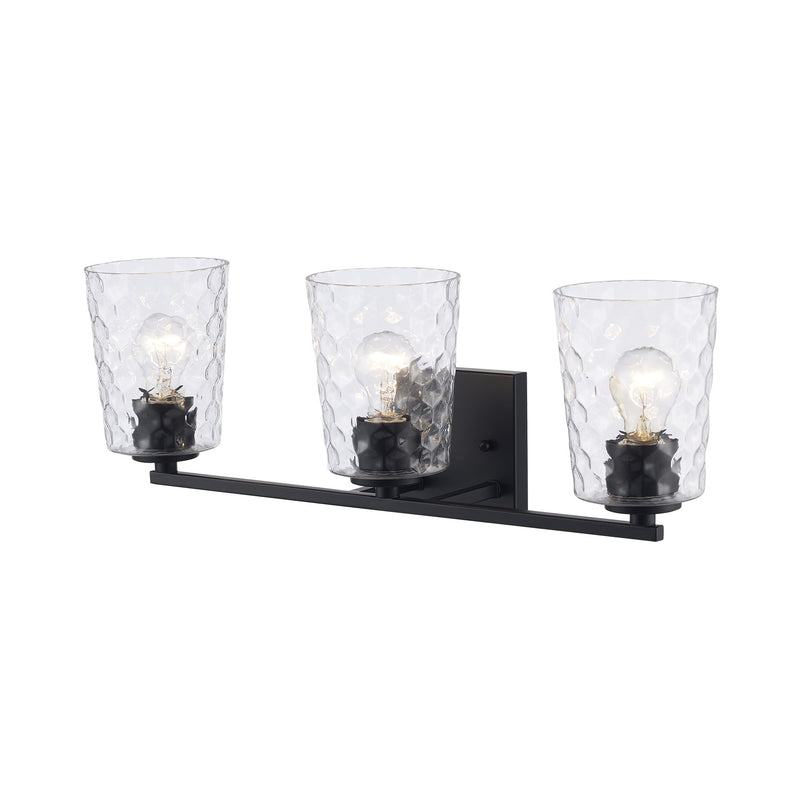 Marina 3-Light 24" Vanity Light in Black