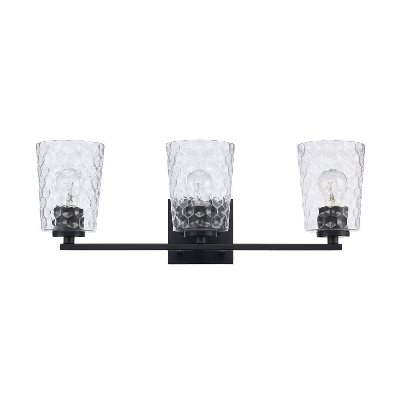 Marina 3-Light 24" Vanity Light in Black