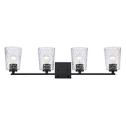 Marina 4-Light 33.5" Vanity Light in Black