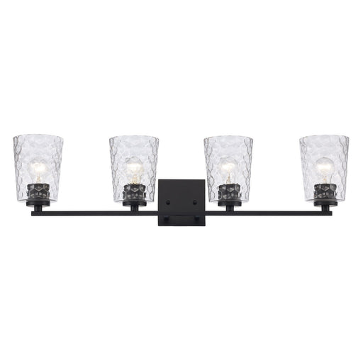 Marina 4-Light 33.5" Vanity Light in Black