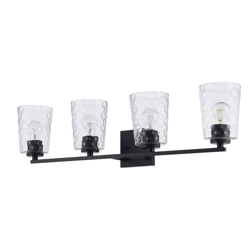Marina 4-Light 33.5" Vanity Light in Black