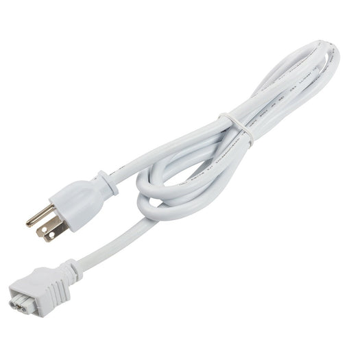 Under Cabinet 3-Prong Power Cord 62" in White Material (not Painted)