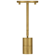 Cafe Dual Mount LED Semi-Flush Mount in Antique Brushed Brass