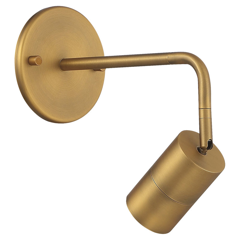 Cafe Dual Mount LED Semi-Flush Mount in Antique Brushed Brass