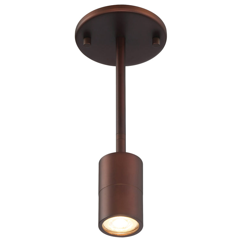 Cafe Dual Mount LED Semi-Flush Mount in Bronze