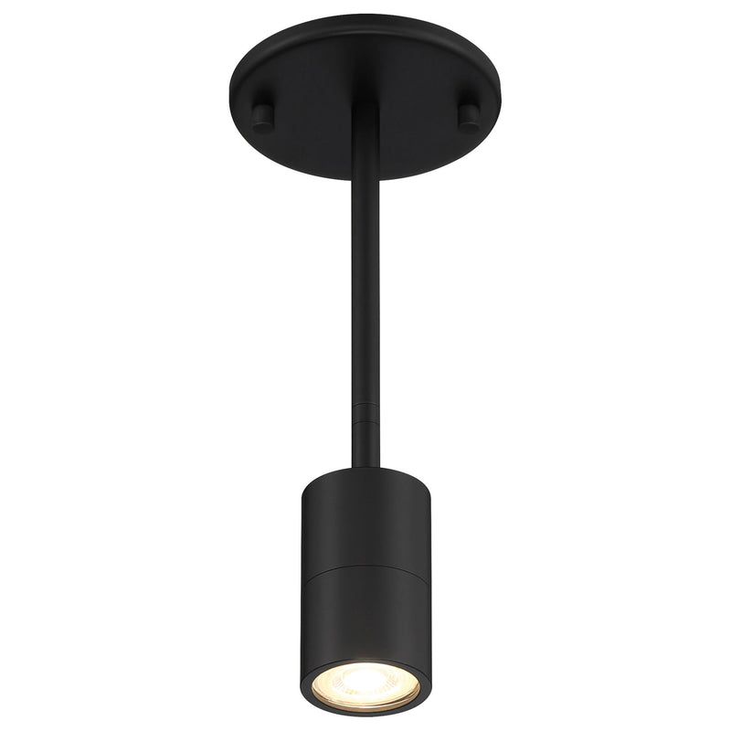 Cafe Dual Mount LED Semi-Flush Mount in Matte Black
