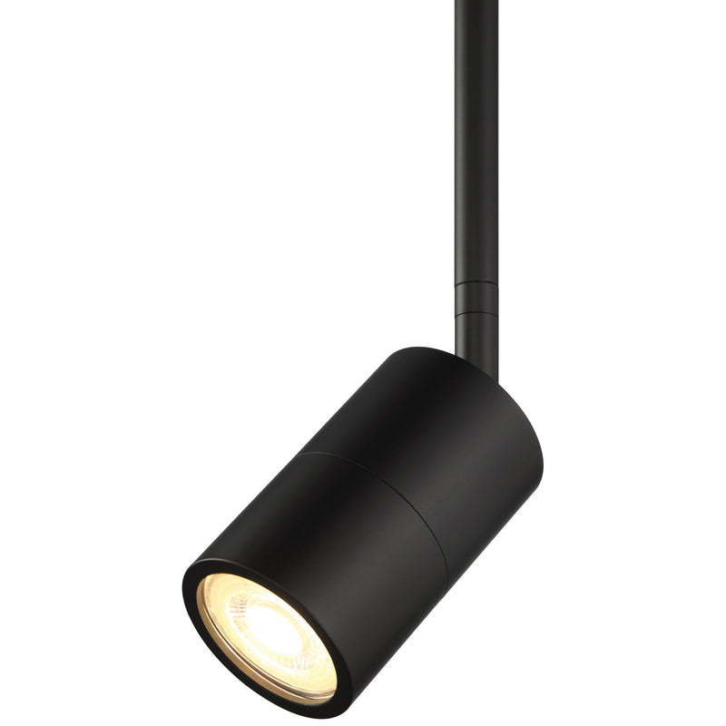 Cafe Dual Mount LED Semi-Flush Mount in Matte Black