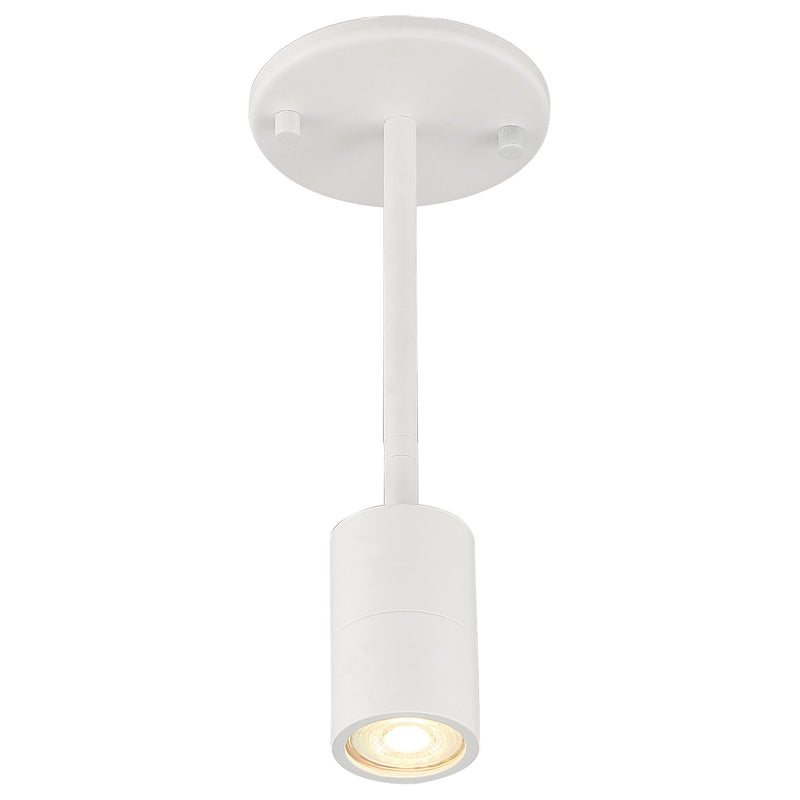 Cafe Dual Mount LED Semi-Flush Mount in Matte White