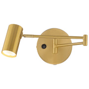 Austin LED Reading Light in Antique Brushed Brass