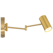 Austin LED Reading Light in Antique Brushed Brass