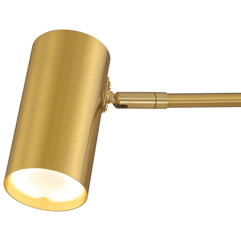 Austin LED Reading Light in Antique Brushed Brass