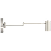 Austin LED Reading Light in Brushed Steel