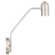 Lizbo LED Reading Light in Brushed Steel