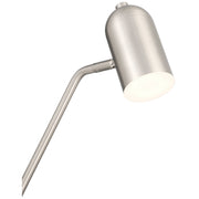 Lizbo LED Reading Light in Brushed Steel