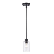 Kai 1-Light 4.7" Mini Pendant in Black