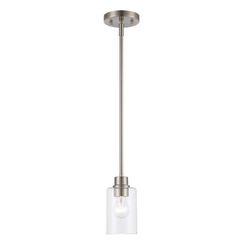 Kai 1-Light 4.7" Mini Pendant in Brushed Nickel