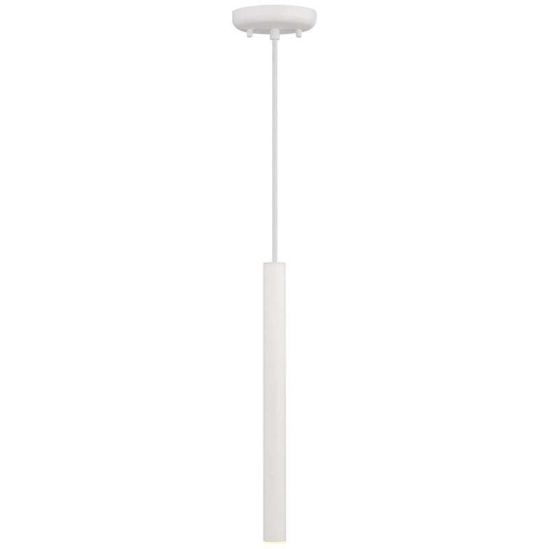 Pipeline LED Pendant in Matte White
