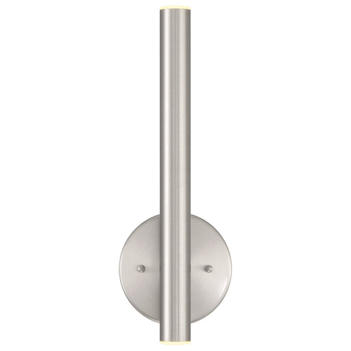 Pipeline 2-Light LED Wall Sconce in Brushed Steel