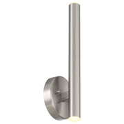 Pipeline 2-Light LED Wall Sconce in Brushed Steel