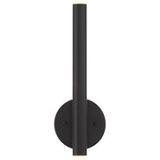 Pipeline 2-Light LED Wall Sconce in Matte Black