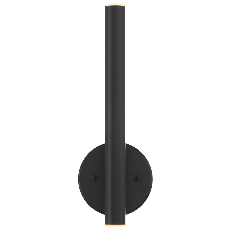 Pipeline 2-Light LED Wall Sconce in Matte Black