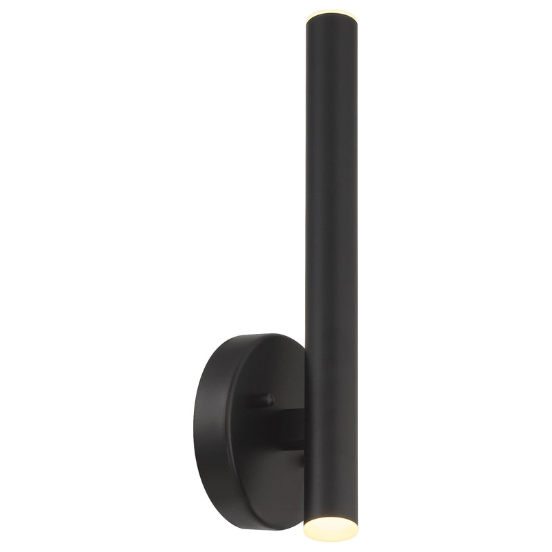Pipeline 2-Light LED Wall Sconce in Matte Black