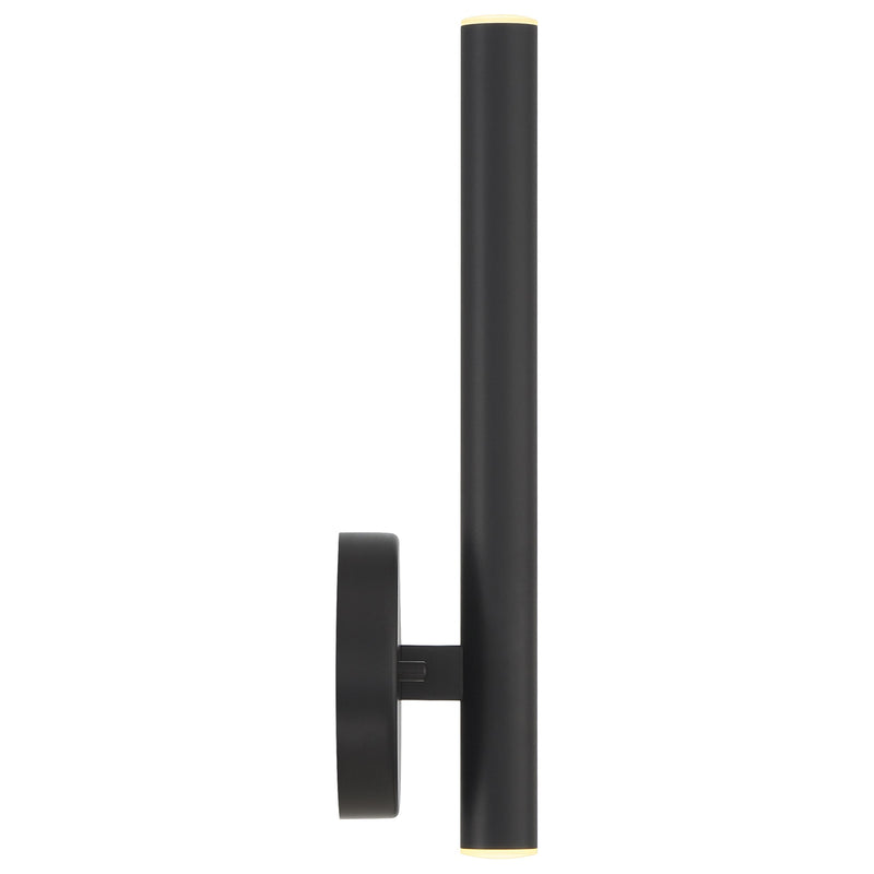 Pipeline 2-Light LED Wall Sconce in Matte Black