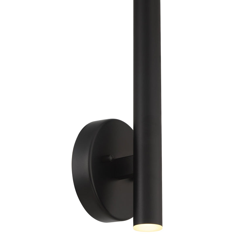 Pipeline 2-Light LED Wall Sconce in Matte Black