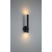 Pipeline 2-Light LED Wall Sconce in Matte Black