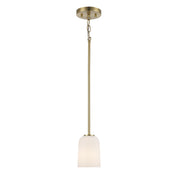 Capri 4.25" Mini Pendant in Antique Gold