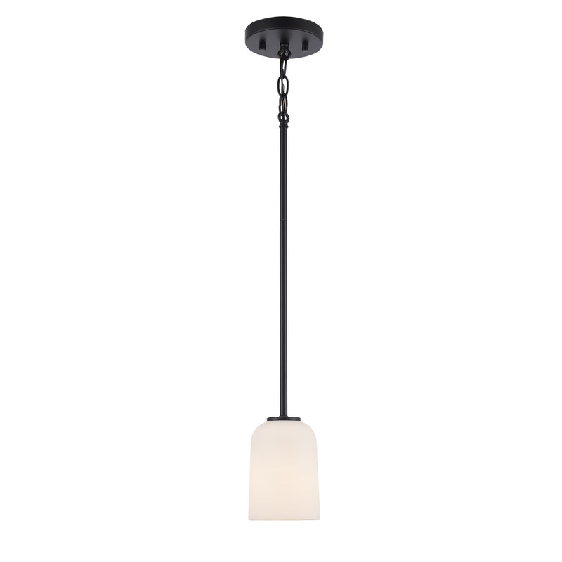 Capri 4.25" Mini Pendant in Black