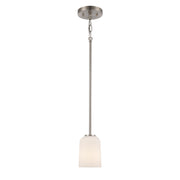 Capri 4.25" Mini Pendant in Brushed Nickel
