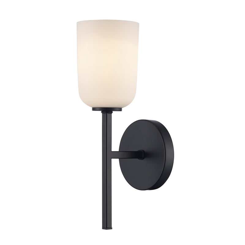 Capri 14" Bath Sconce in Black