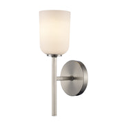 Capri 14" Bath Sconce in Brushed Nickel