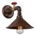 AC10647RU- Revival Wall Light in Authentic Rust by Artcraft