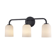 Capri 3-Light 23.5" Vanity Light in Black