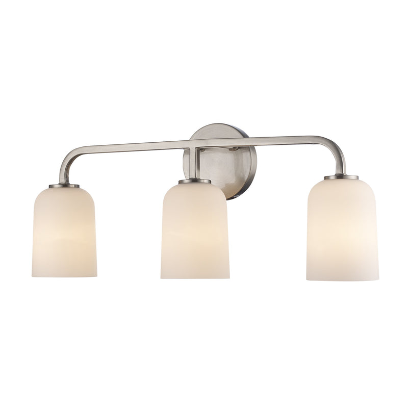 Capri 3-Light 23.5" Vanity Light in Brushed Nickel