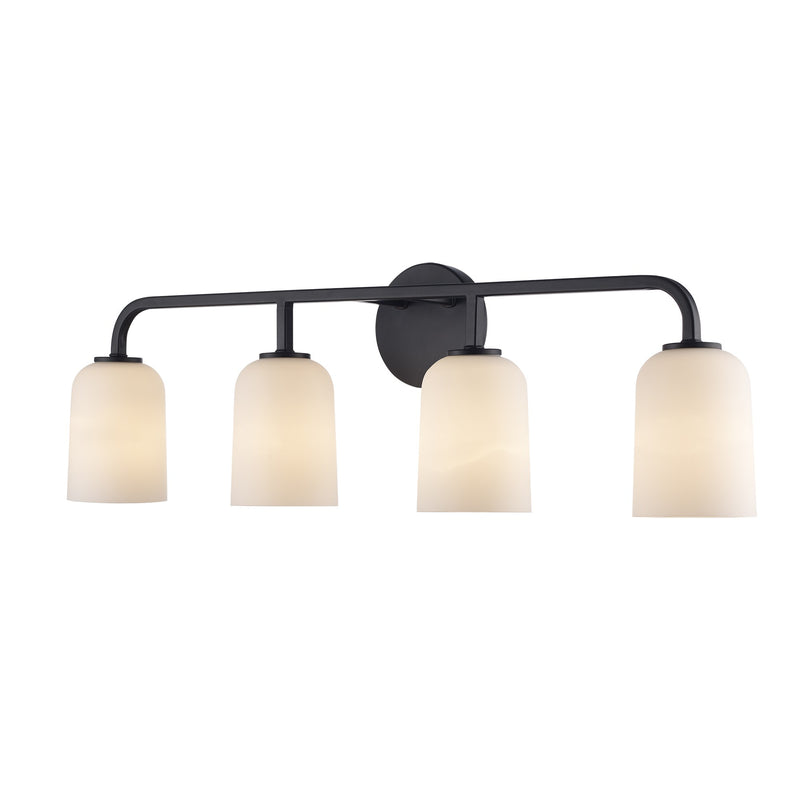Capri 4-Light 32.25" Vanity Light in Black