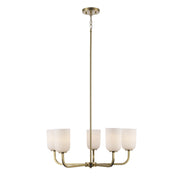 Capri 5-Light 26" Chandelier in Antique Gold