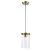 Carter 6" Mini Pendant in Antique Gold