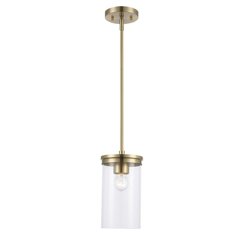 Carter 6" Mini Pendant in Antique Gold