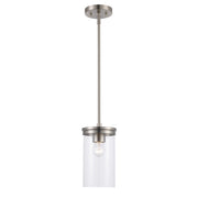 Carter 6" Mini Pendant in Brushed Nickel