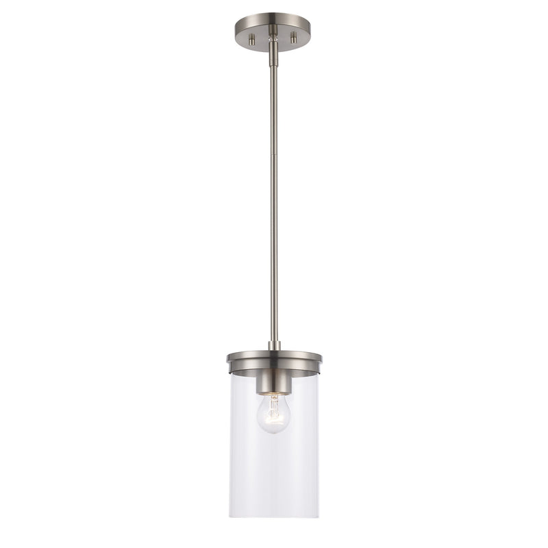 Carter 6" Mini Pendant in Brushed Nickel