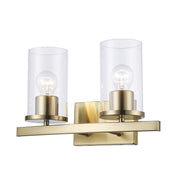 Carter 2-Light 15.25" Vanity Light in Antique Gold