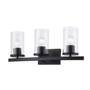 Carter 3-Light 23" Vanity Light in Black