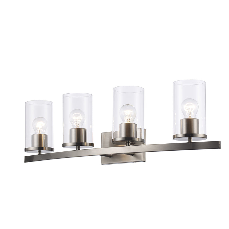 Carter 4-Light 31.25" Vanity Light in Brushed Nickel